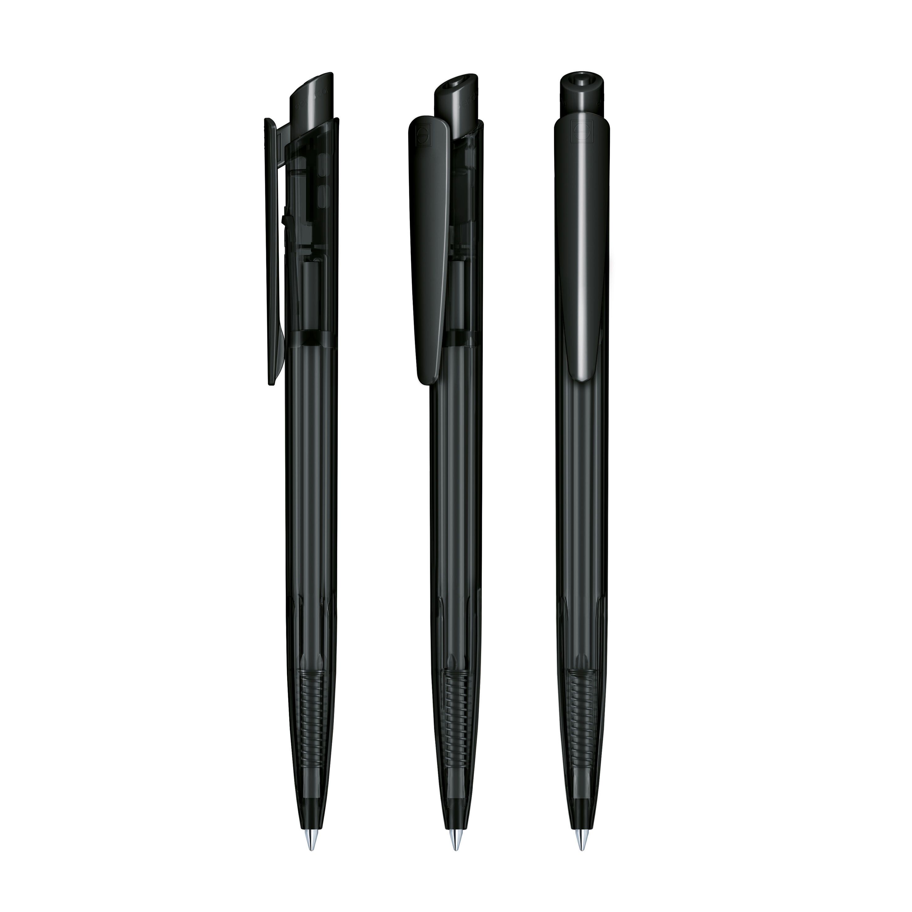 Dart Clear Druckkugelschreiber - schwarz-543
