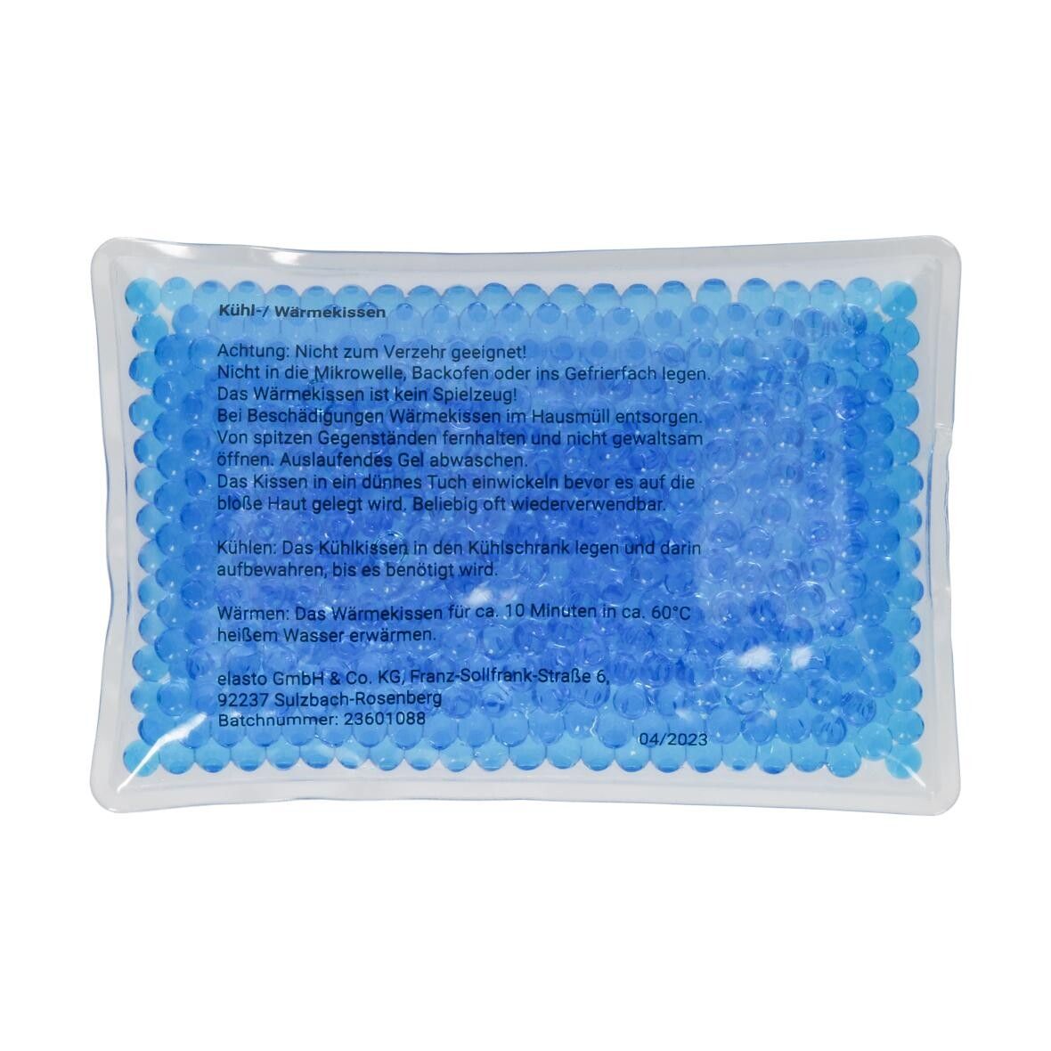 Kühl-/Wärmekissen Bead, rechteck - blau-639