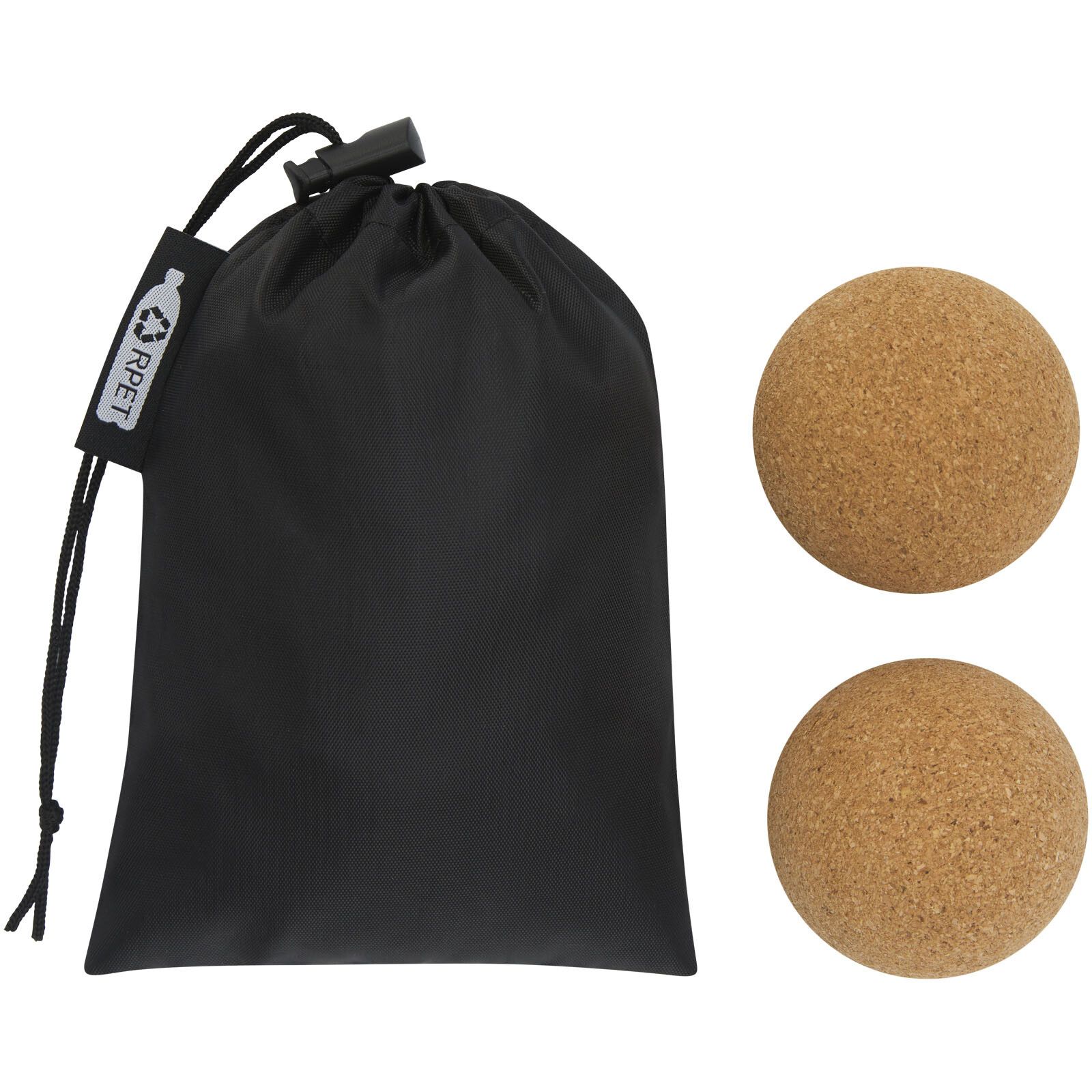 Trikona Kork Yoga Ball 2er Set - natural-54