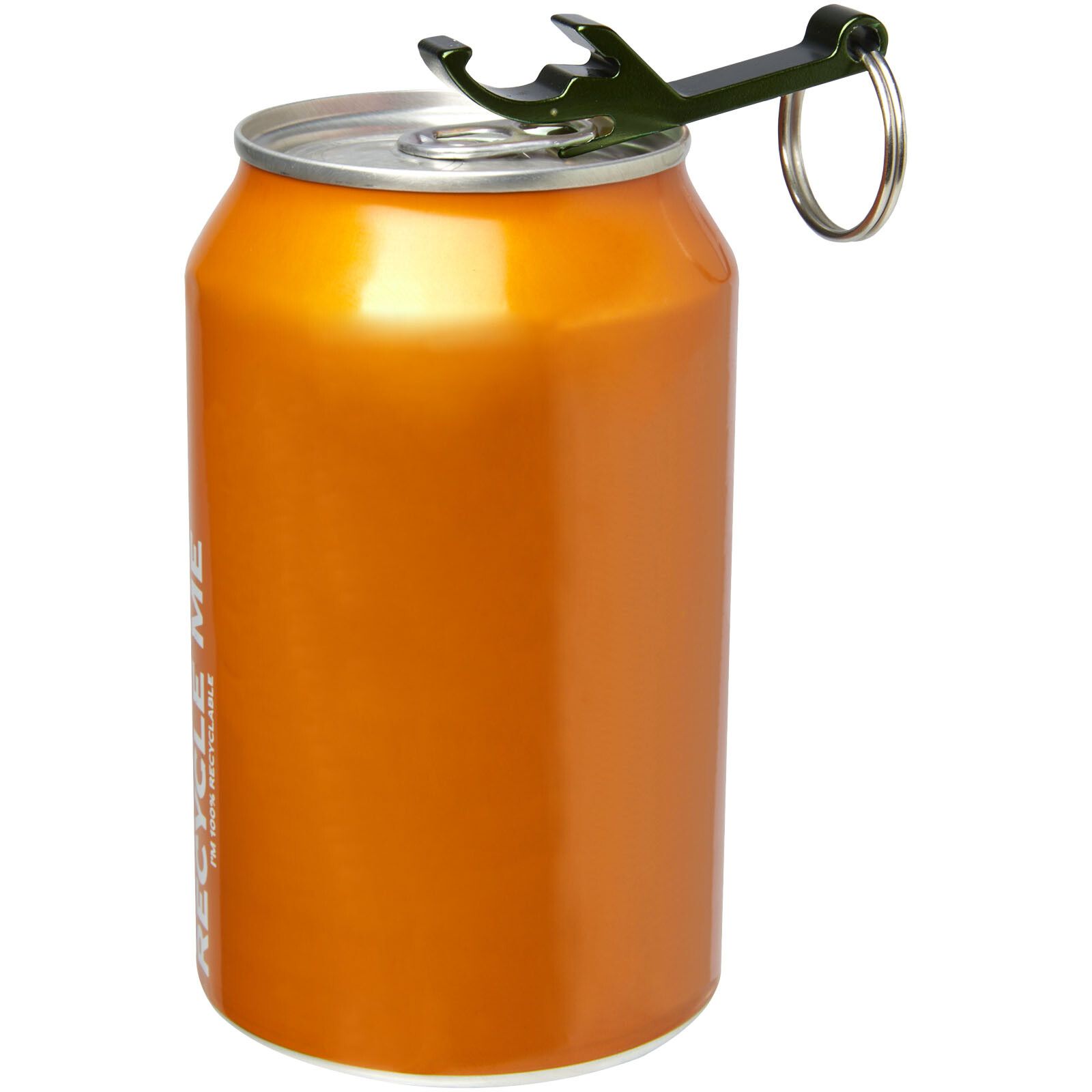 Tao Schlüsselanhänger mit Flaschen- und Dosenöffner aus recyceltem RCS Aluminium - grün-31