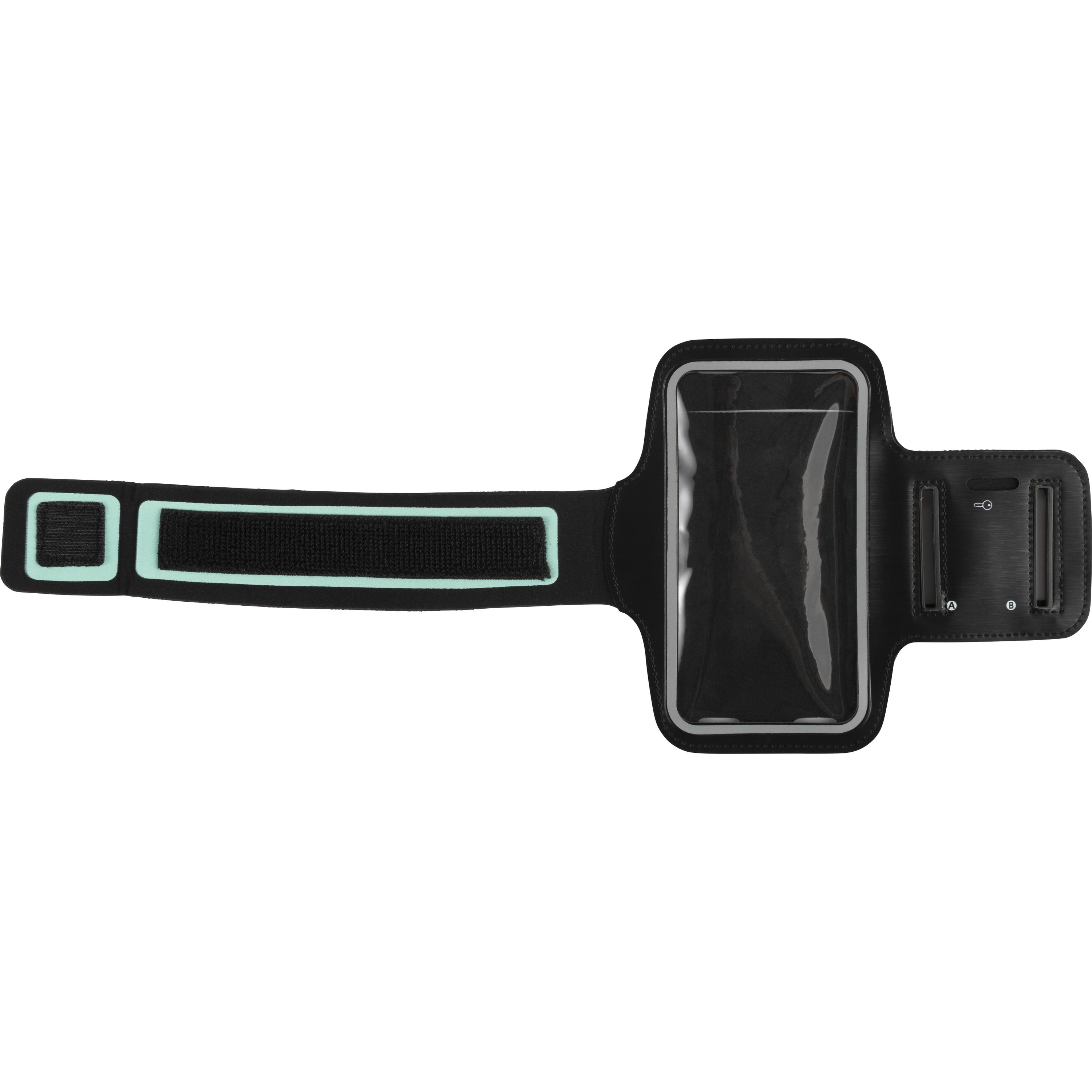 Handyarmband aus Kunststoff/Neopren Danny - schwarz-403