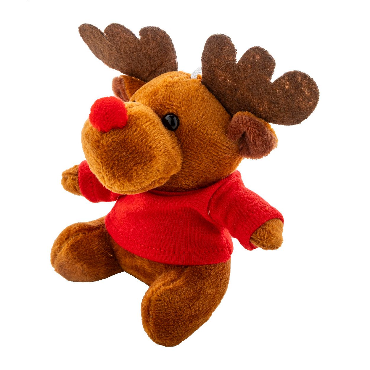 Julren Plüsch-Weihnachtsrentier-Schlüsselanhänger - mehrfarbig-490