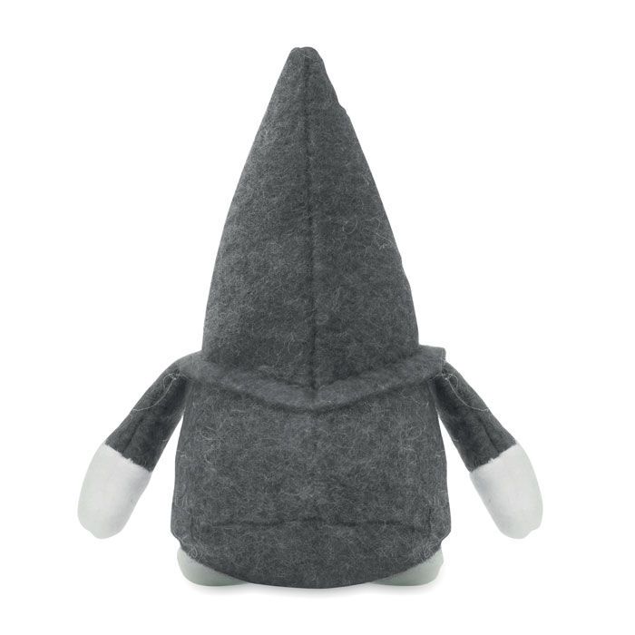 Dekorativer Filz-Wichtel FROSTY - grau-938