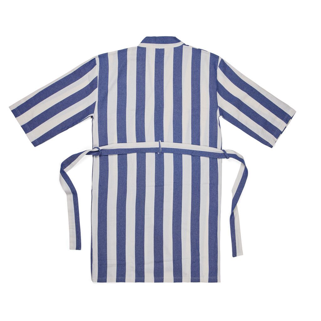 VINGA Ornos GRS Hamam-Bademantel L/XL - blau-989