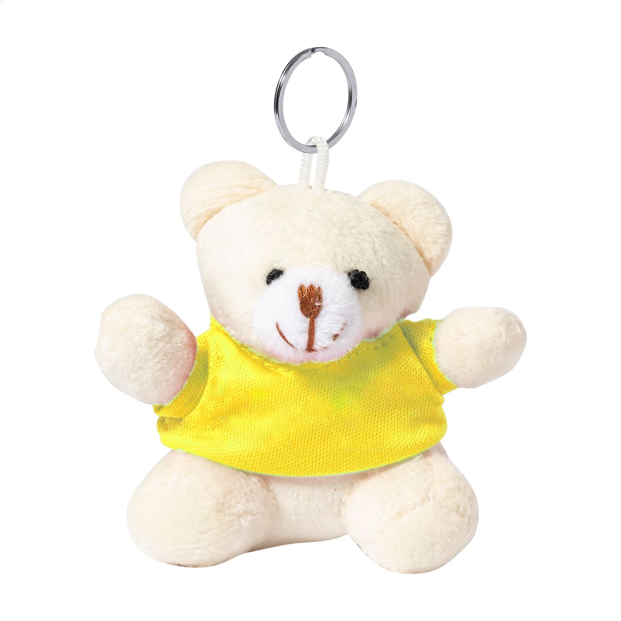 Keyted plüsch teddybär schlüsselanhänger - gelb-607