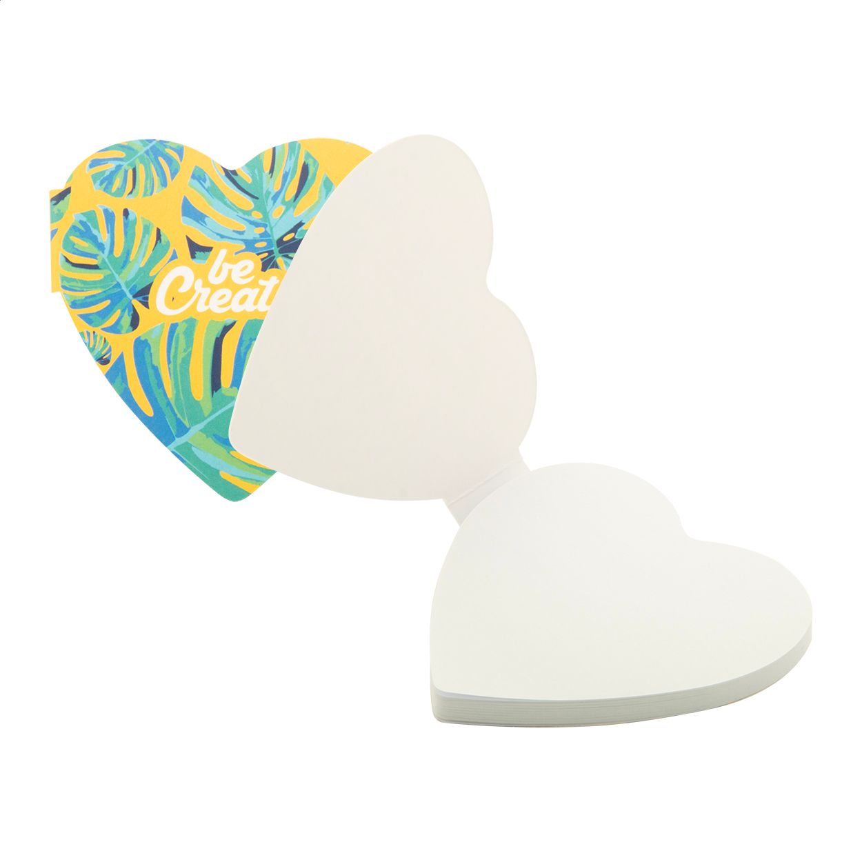 CreaStick Heart Individuelle Haftnotizen - weiß-15