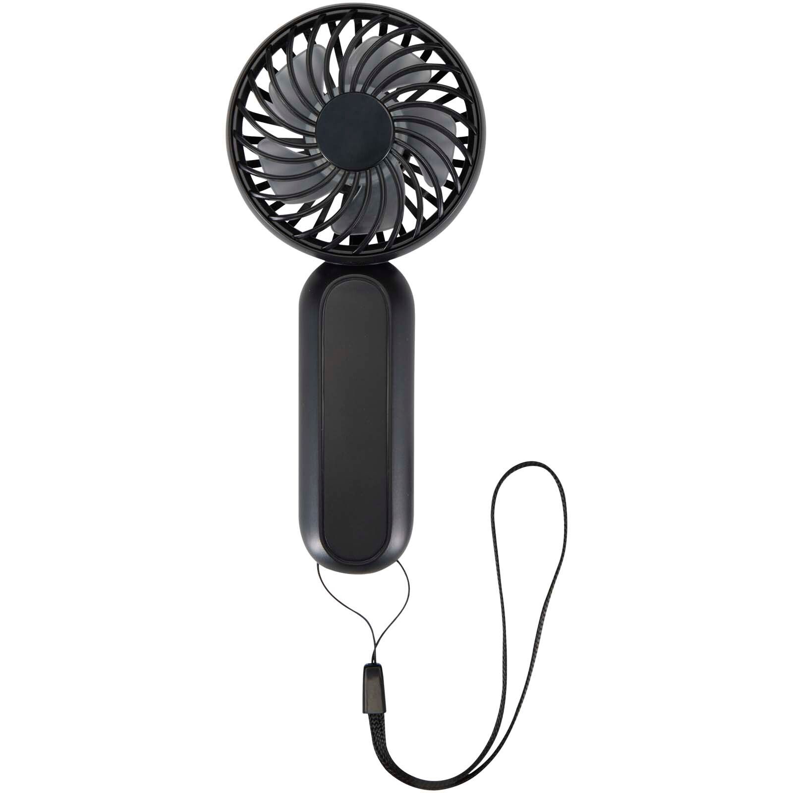 Aervia Tragbarer Ventilator aus recyceltem Kunststoff - schwarz-722