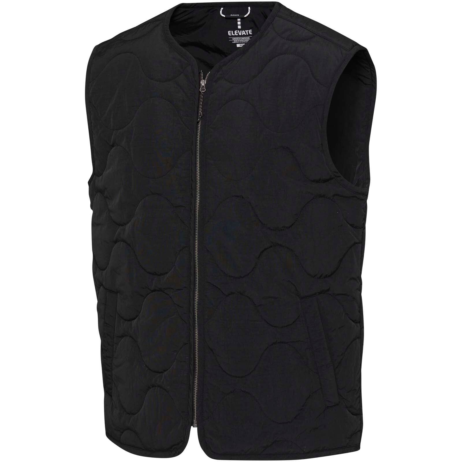 Quarz GRS-recycelte Thermoweste   - schwarz - XS-862
