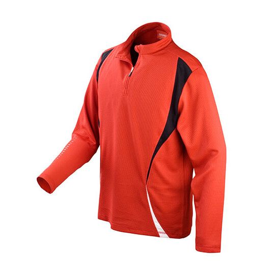 Trial Training Top - red - black - white-494