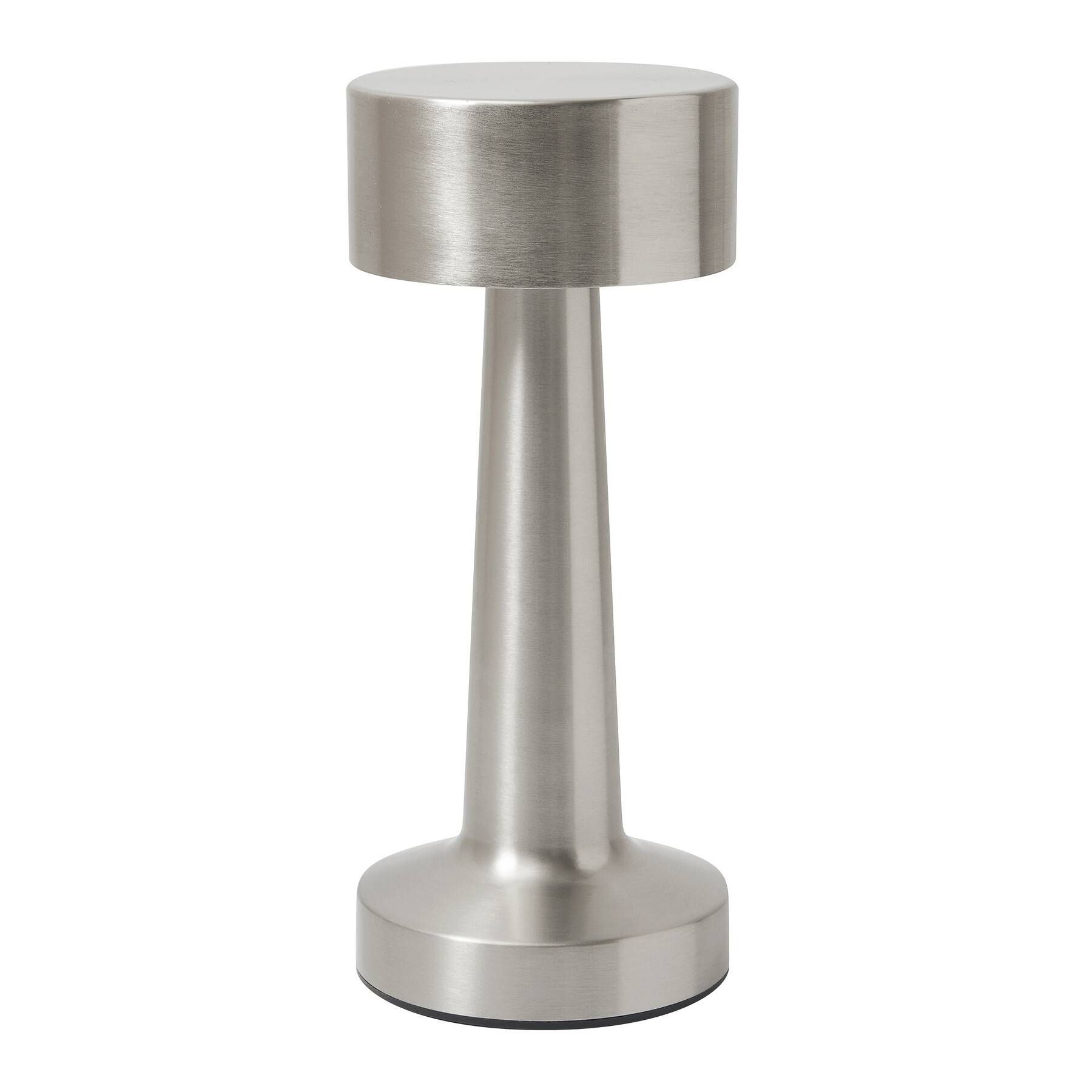Edelstahl-Tischlampe MUSHROOM - silber-118