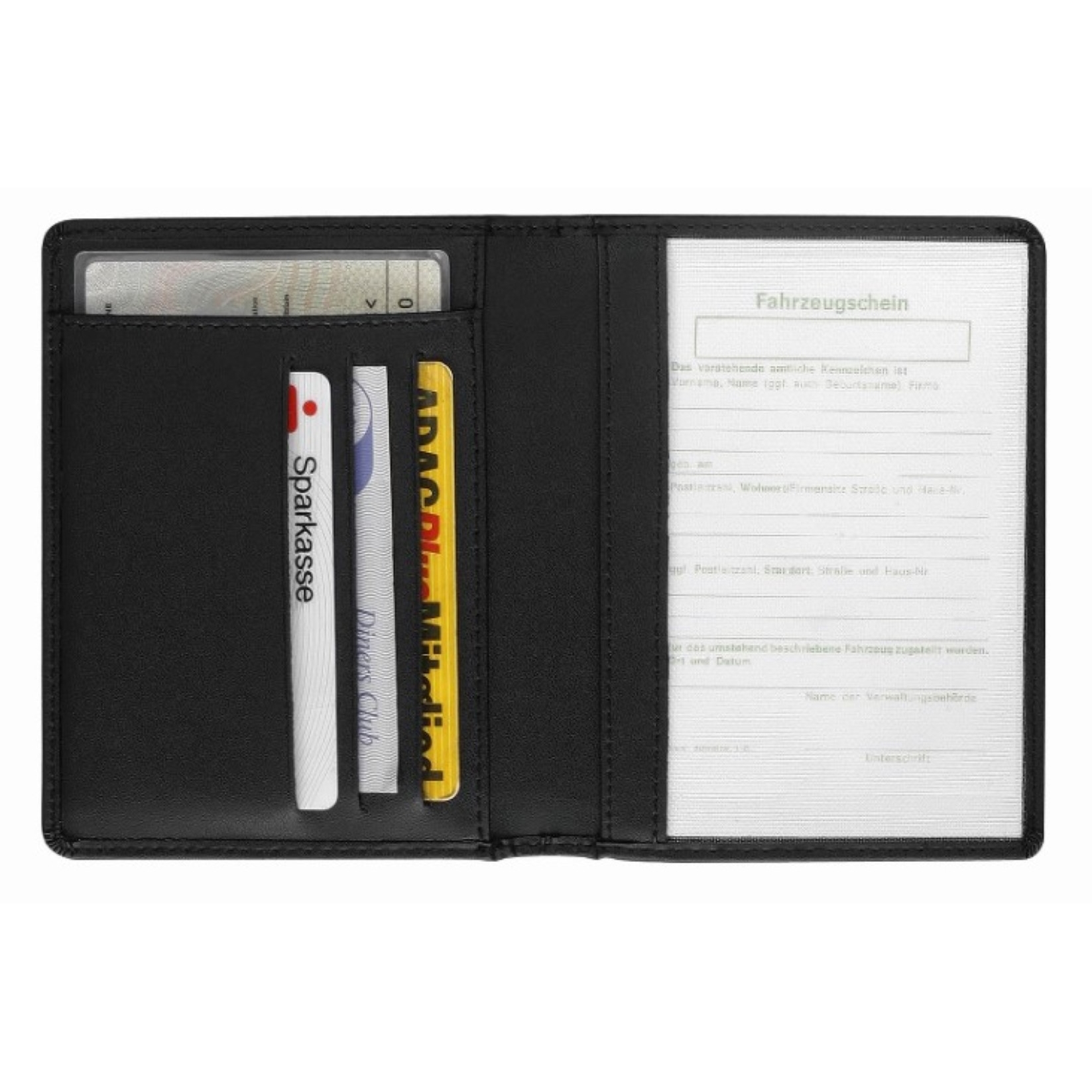 CreativDesign® Ausweistasche "TopClass" - schwarz-617