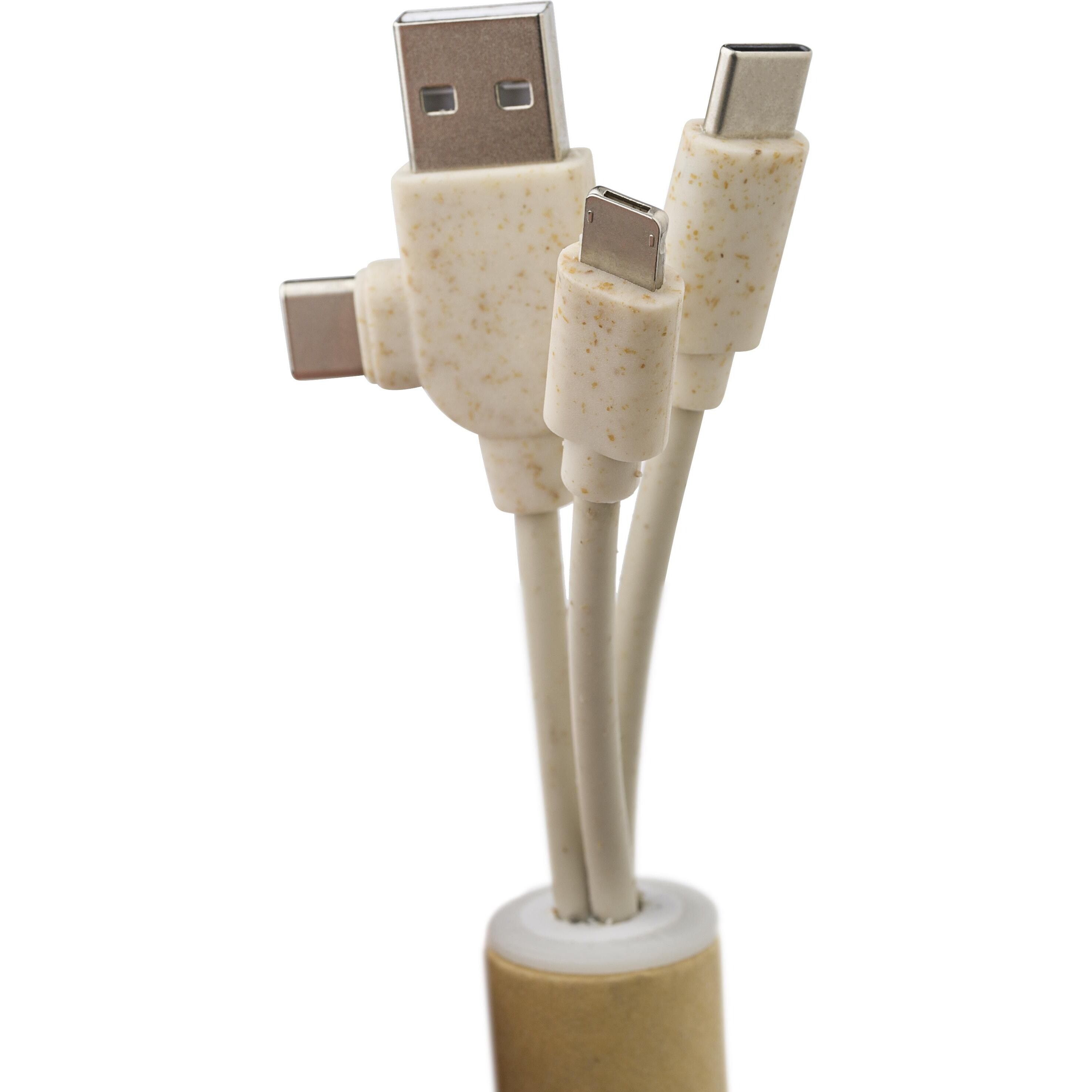 USB-Ladegerät Schlüsselanhänger Tyson - braun-529