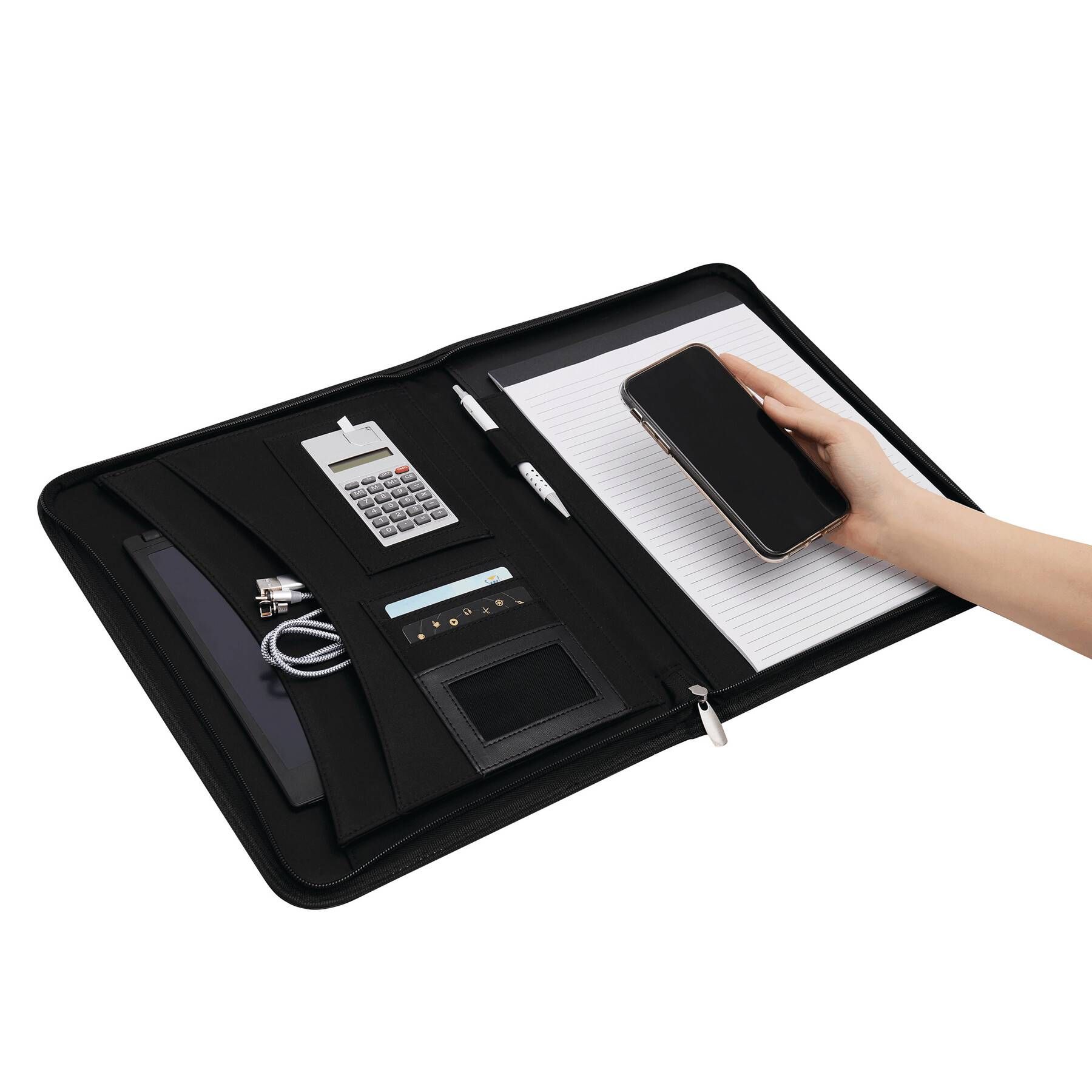 Portfolio NOBLESSE ZIP - schwarz-140