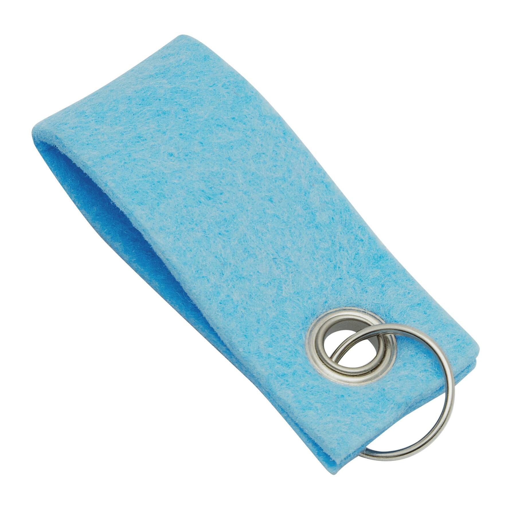 Schlüsselanhänger FELT - türkis-535