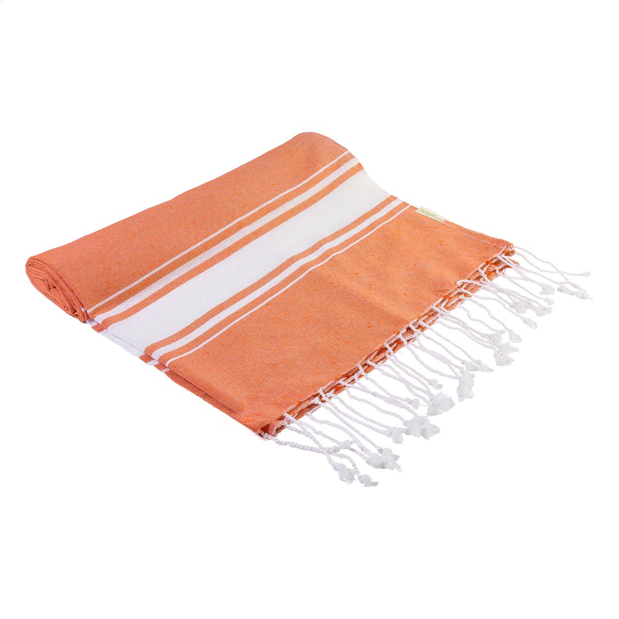 Cancun Strandtuch aus recycelter Baumwolle - orange-627