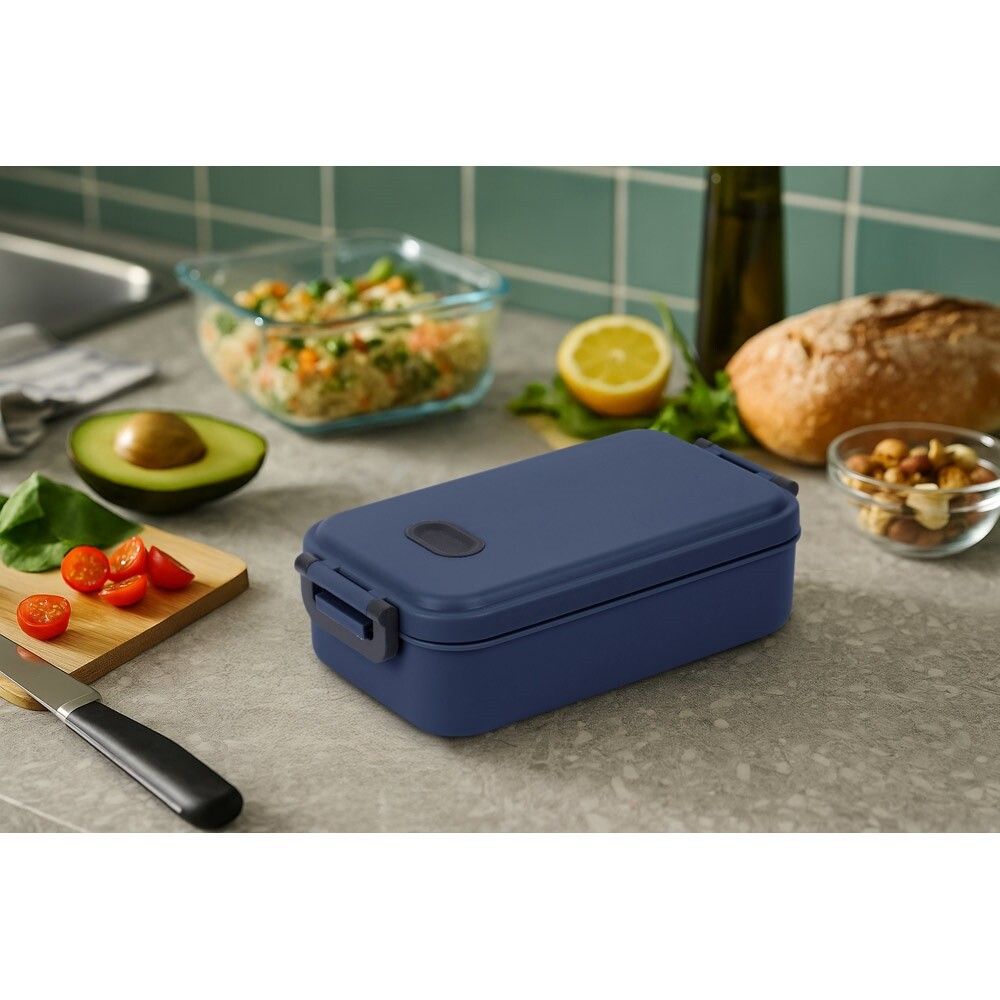 MOCHI Luftdichte PP-Box 900 mL - dunkelblau-303