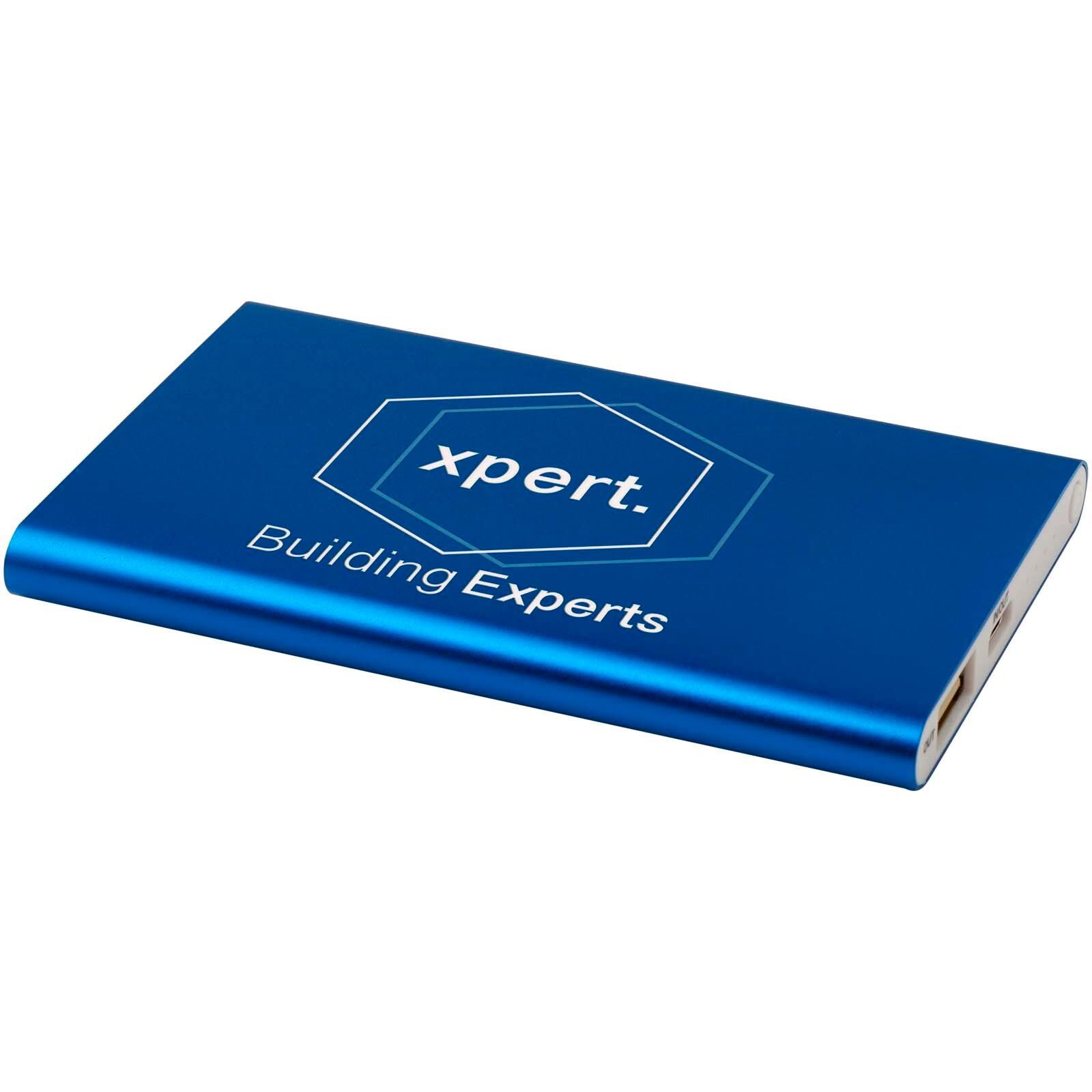 Pep 4000 mAh Type-C Powerbank aus recyceltem Aluminium  - royalblau-42