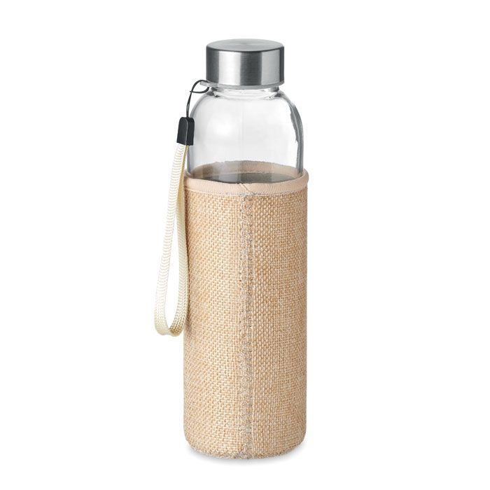 Trinkflasche Glas 500ml UTAH TOUCH - beige-370