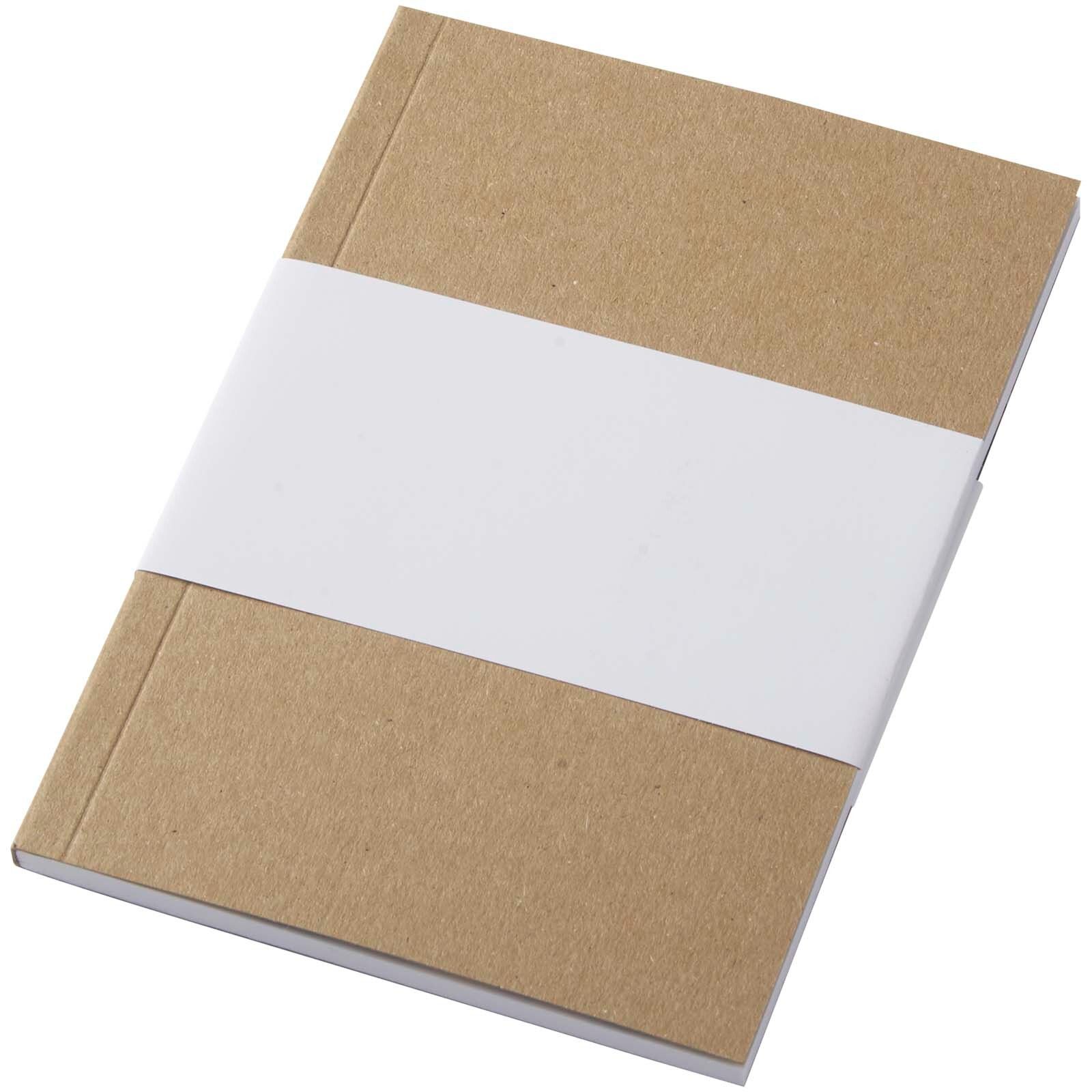 Novella Austen A6 Softcover Notizbuch aus recyceltem Kraftpapier – 50 Blatt - natur-977