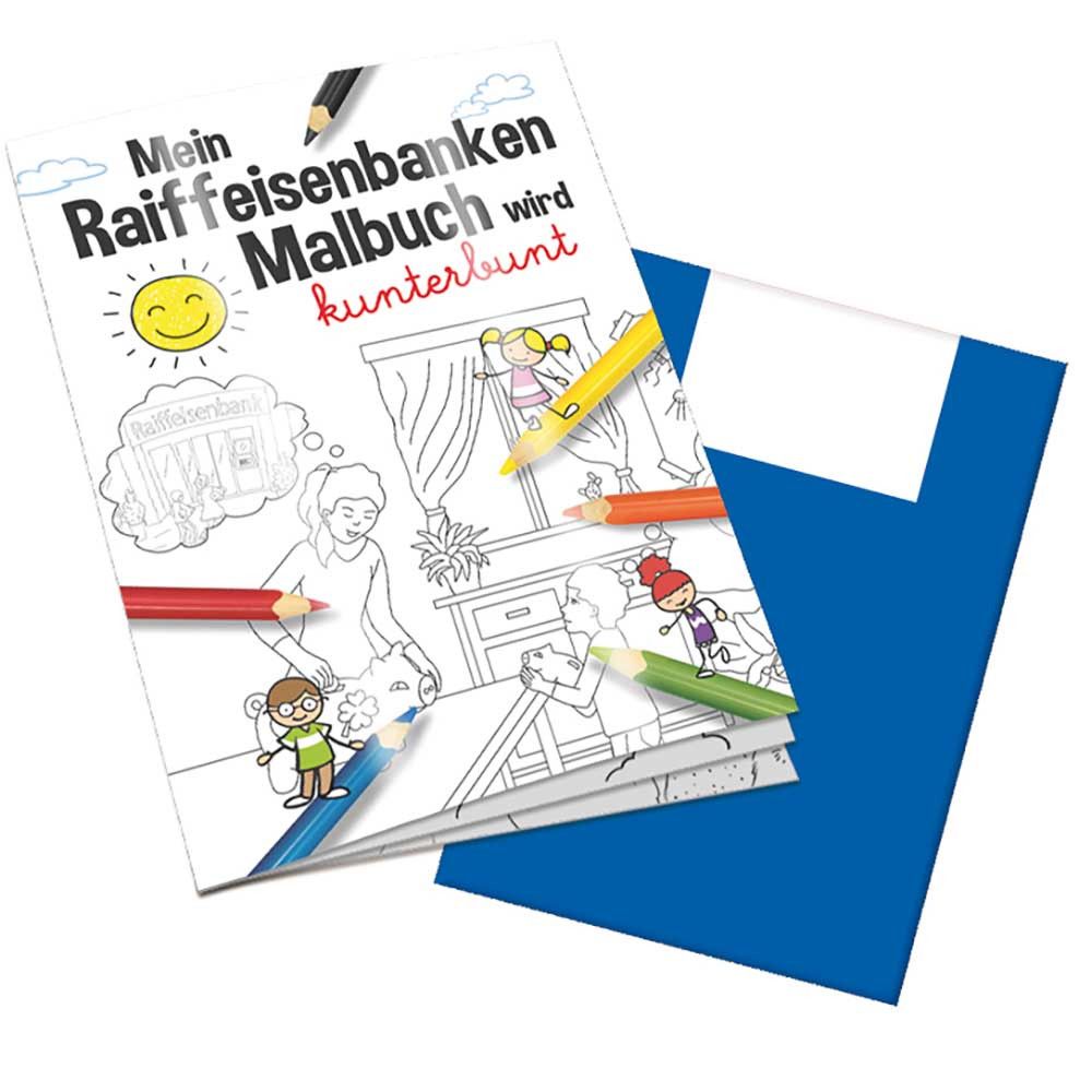 Malbuch / Mal-Set A6 - Raiffeisenbanken - Malbuch neutral-602