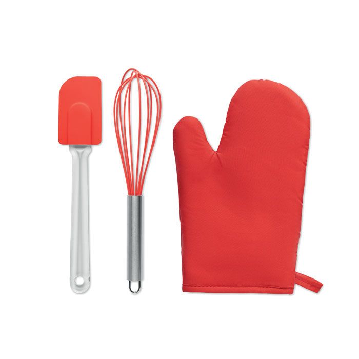 Backzubehör-Set DATEKI - rot-354