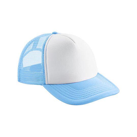 Junior Vintage Snapback Trucker - sky blue - white-451