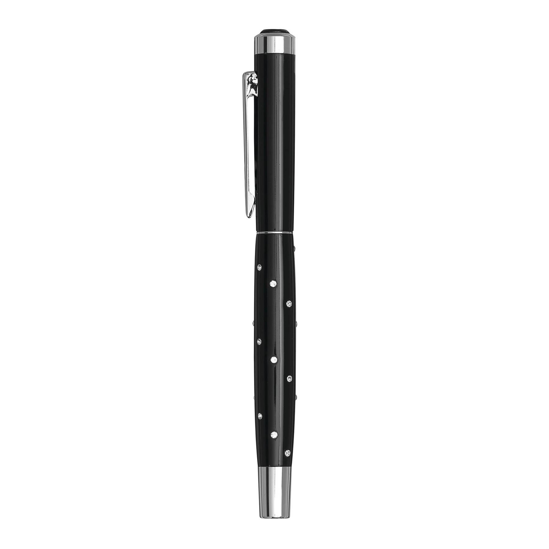 Tintenroller RIGA - schwarz - silber-207