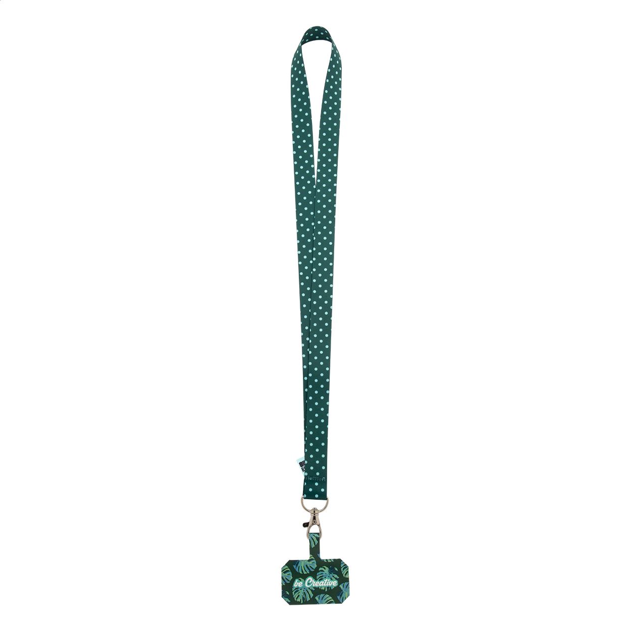 Subyard Mobile RPET individuelles RPET Handyhalter-Lanyard - weiß-700