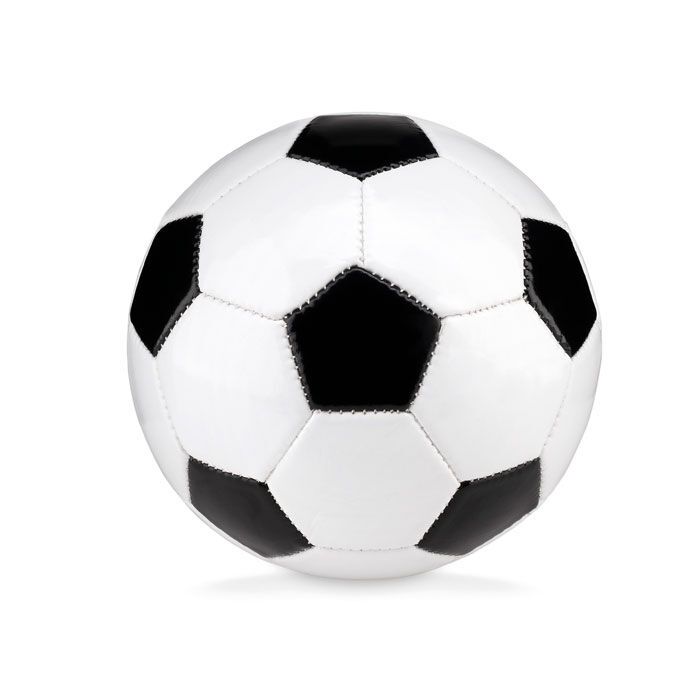 Kleiner PVC Fußball 15cm MINI SOCCER - weiß - schwarz-193