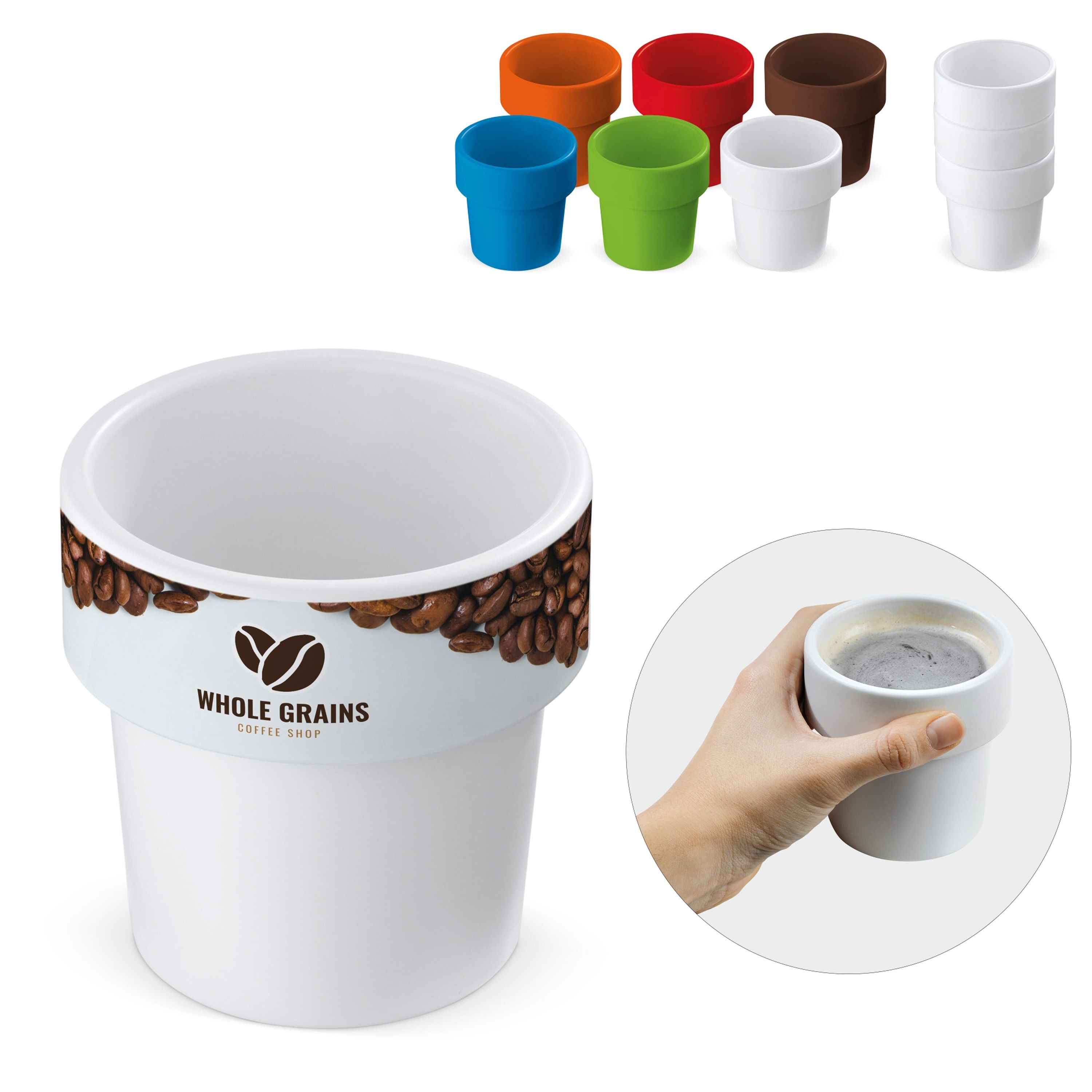 Heiß-aber-cool Kaffeebecher 240ml - hellgrün-860