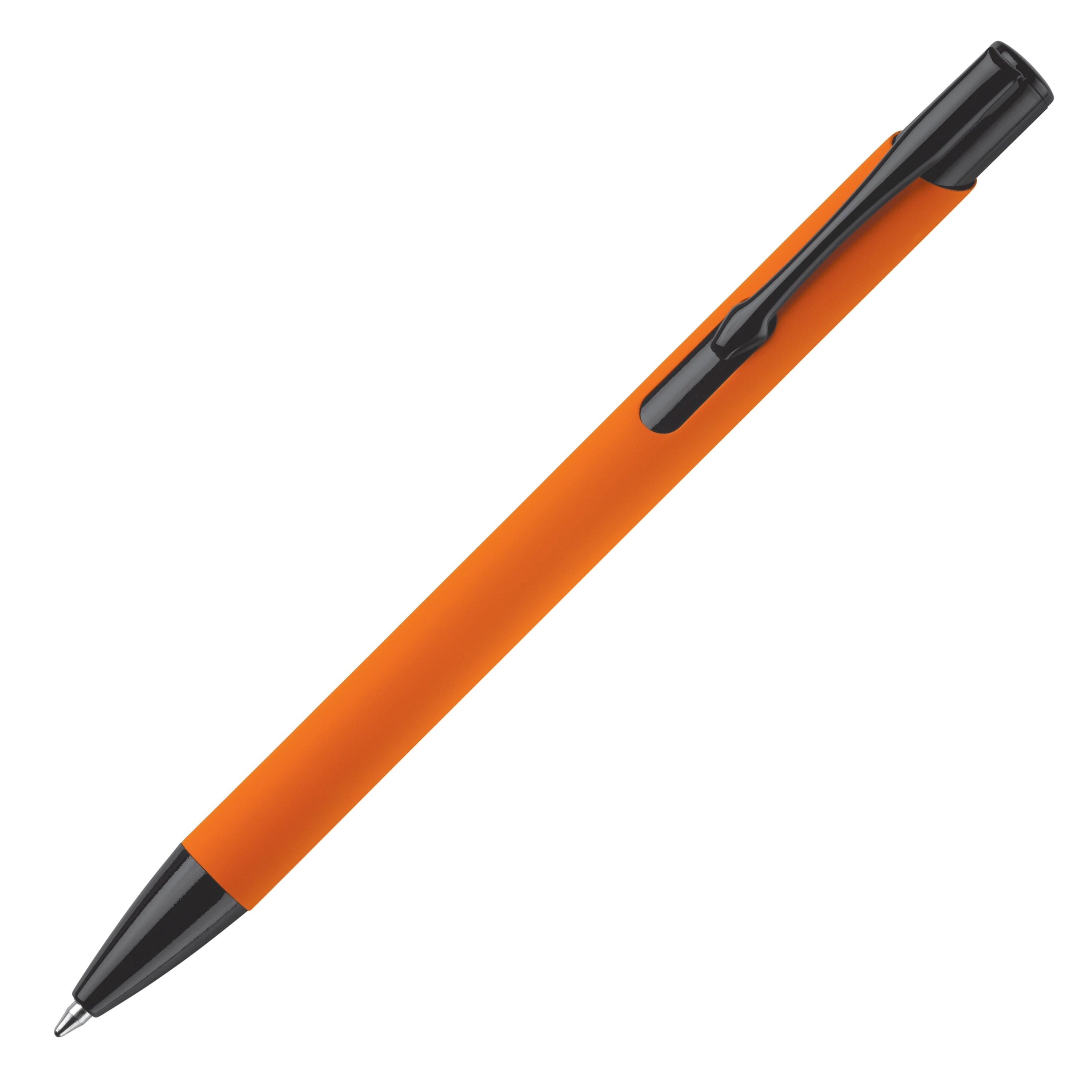 Kugelschreiber Alicante wSofttouch - orange  -  schwarz-834