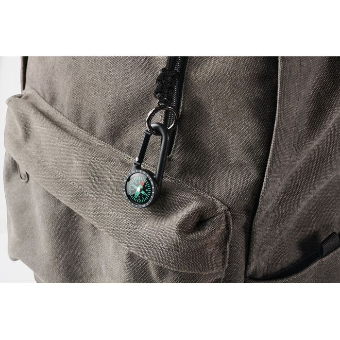 Outdoor-Kompass mit Karabiner CHACO - schwarz-376