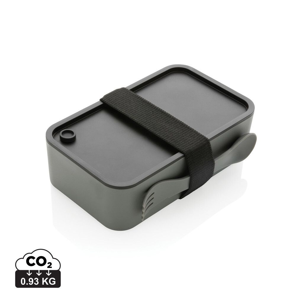 GRS RPP Lunchbox mit Göffel - grau-408