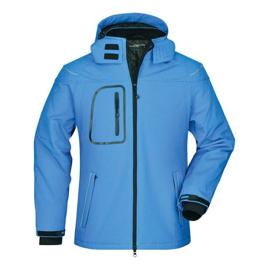 Men´s Winter Softshell Jacket - red-217