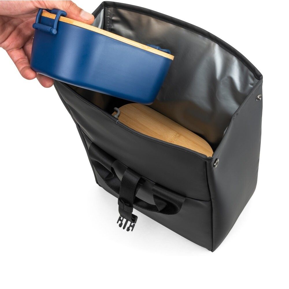 AZORES COOLER PU-Thermotasche mit Rollverschluss - schwarz-372