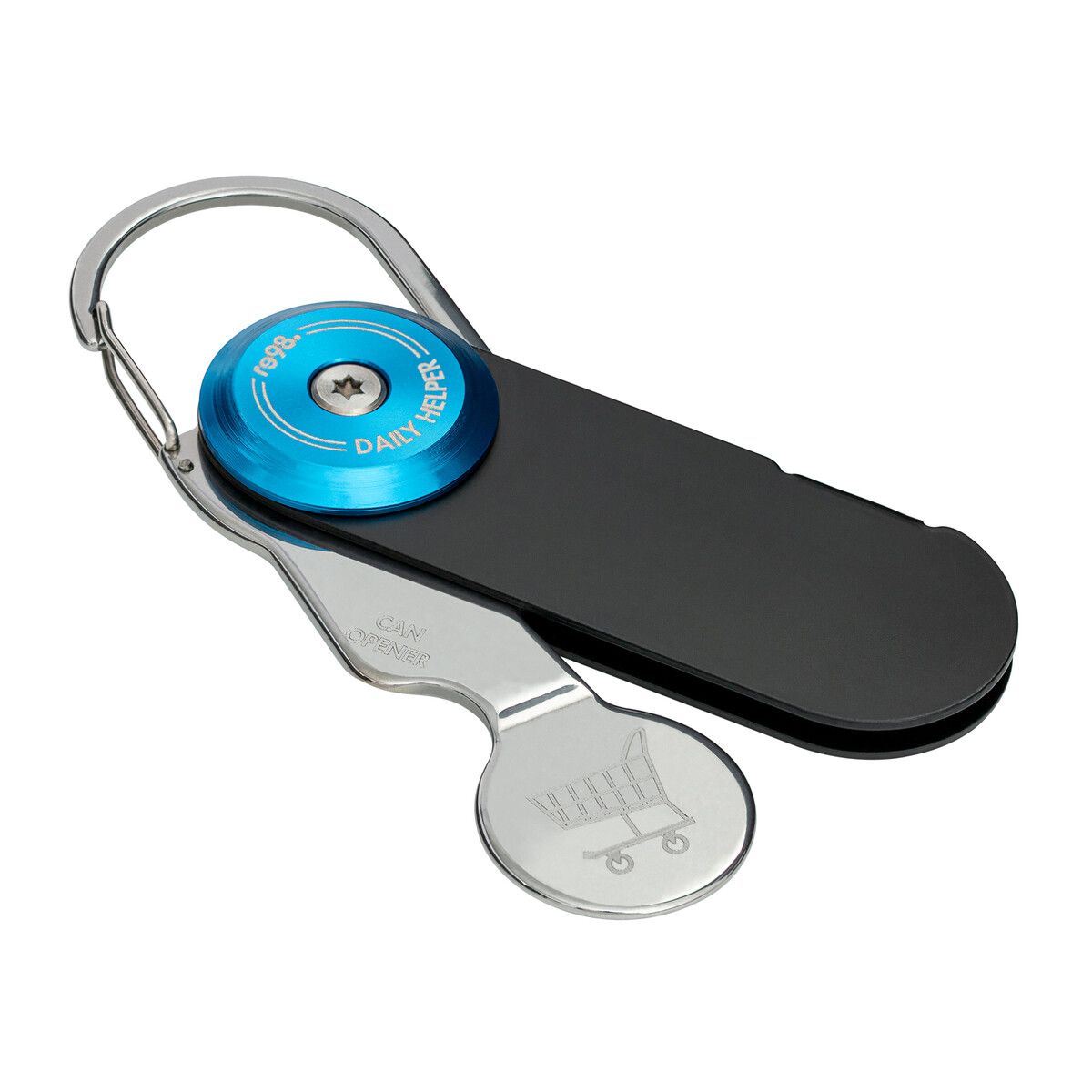 Einkaufswagenlöser RE98-DAILY HELPER CADDY - schwarz cyan-554