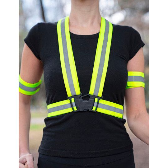 Elastic Hi-Vis Body Belt Glarus - signal yellow-131
