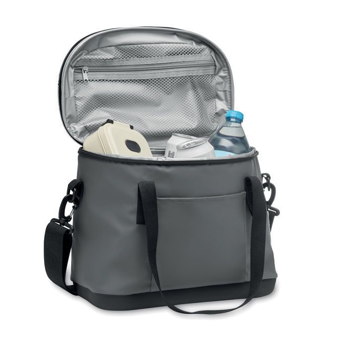 Kühltasche aus 50C-Plane 16L COOLIN - steingrau-464
