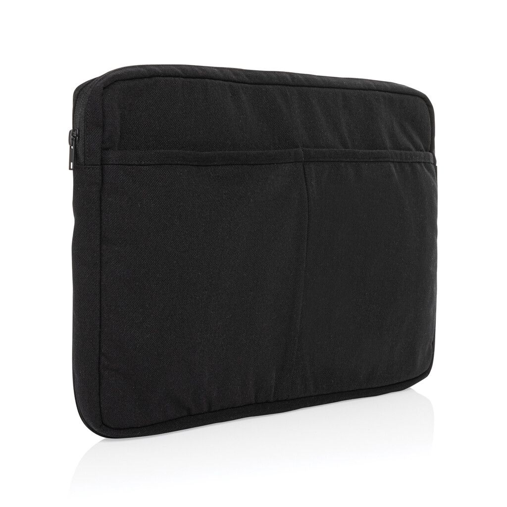 Laluka AWARE™ 15,6" Laptoptasche aus recycelter Baumwolle - schwarz-434