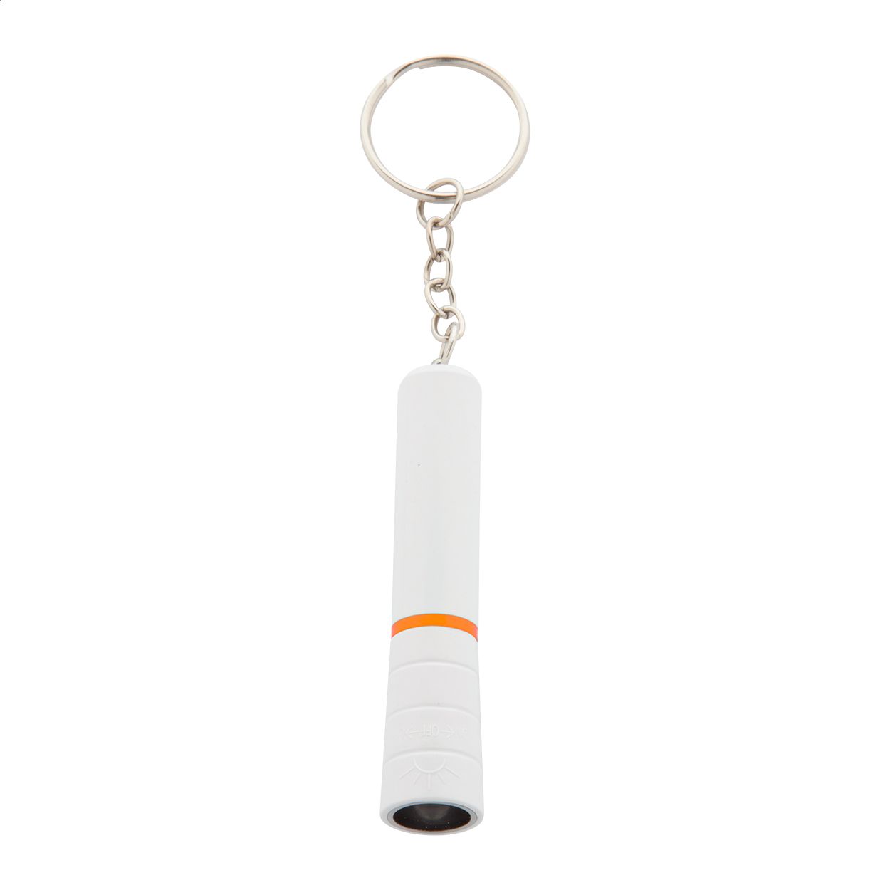Mini-Taschenlampe Waipei - orange - weiß-748