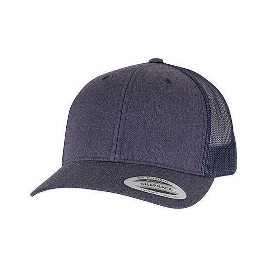 Retro Trucker - heather navy-998