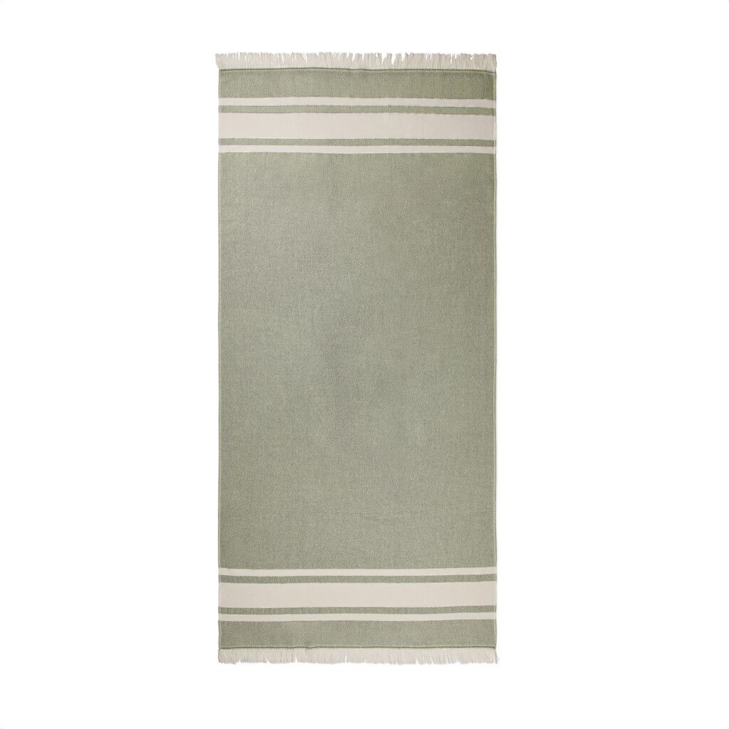 VINGA Tolo Hamam-Frottierhandtuch - grün-37