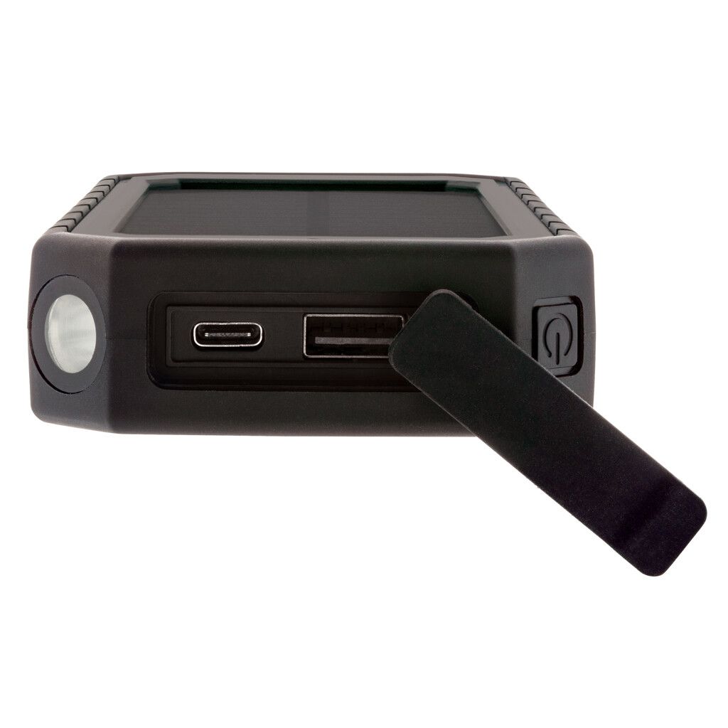 10.000 mAh Solar-Powerbank mit 10W Wireless aus RCS Plastik - schwarz-104