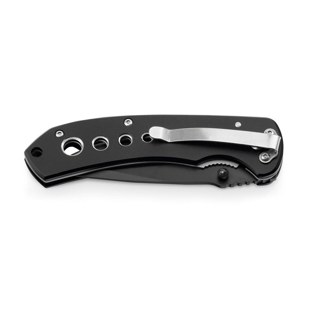 NINJA Taschenmesser aus Edelstahl und Metall - schwarz-947