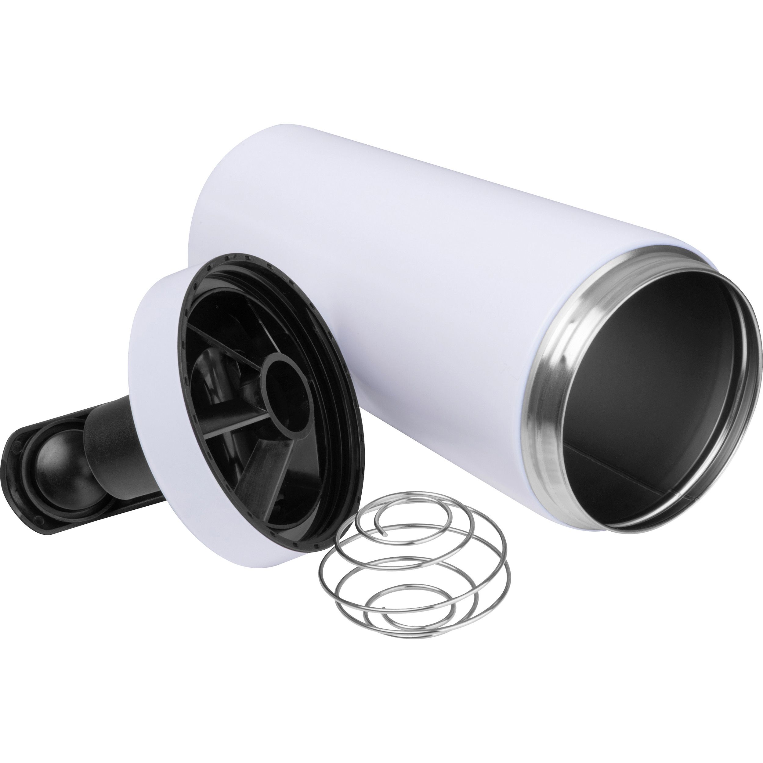 Proteinshaker aus Edelstahl LILY - weiß-185