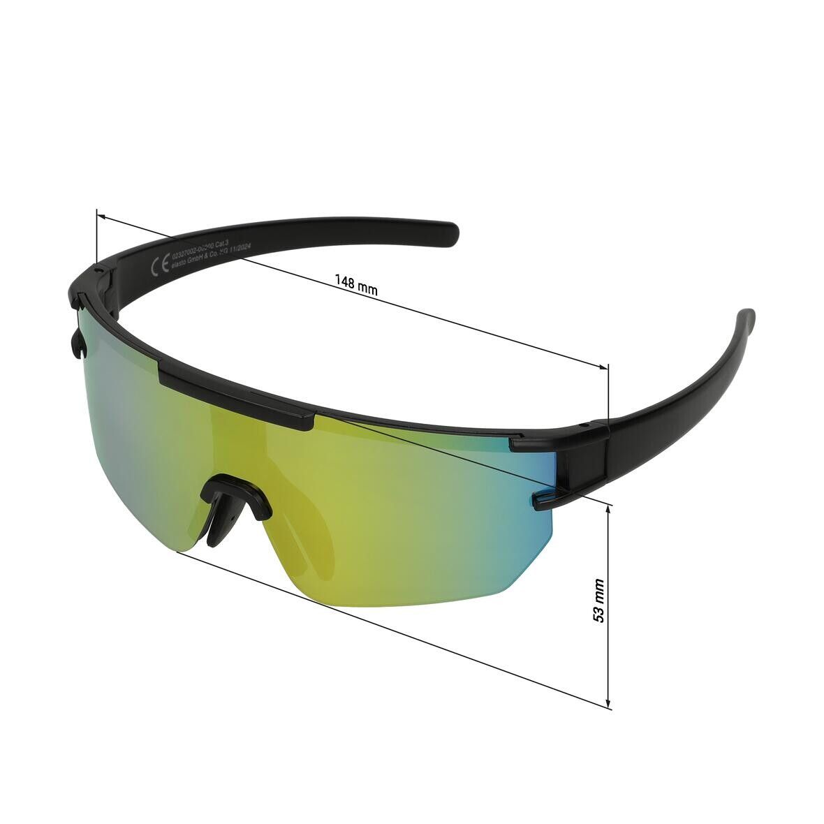 Sportbrille Palma - schwarz-433