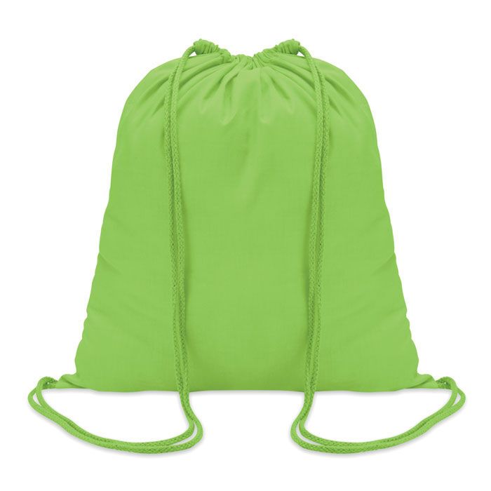 Beutel mit Kordelzug COLORED - limette-329