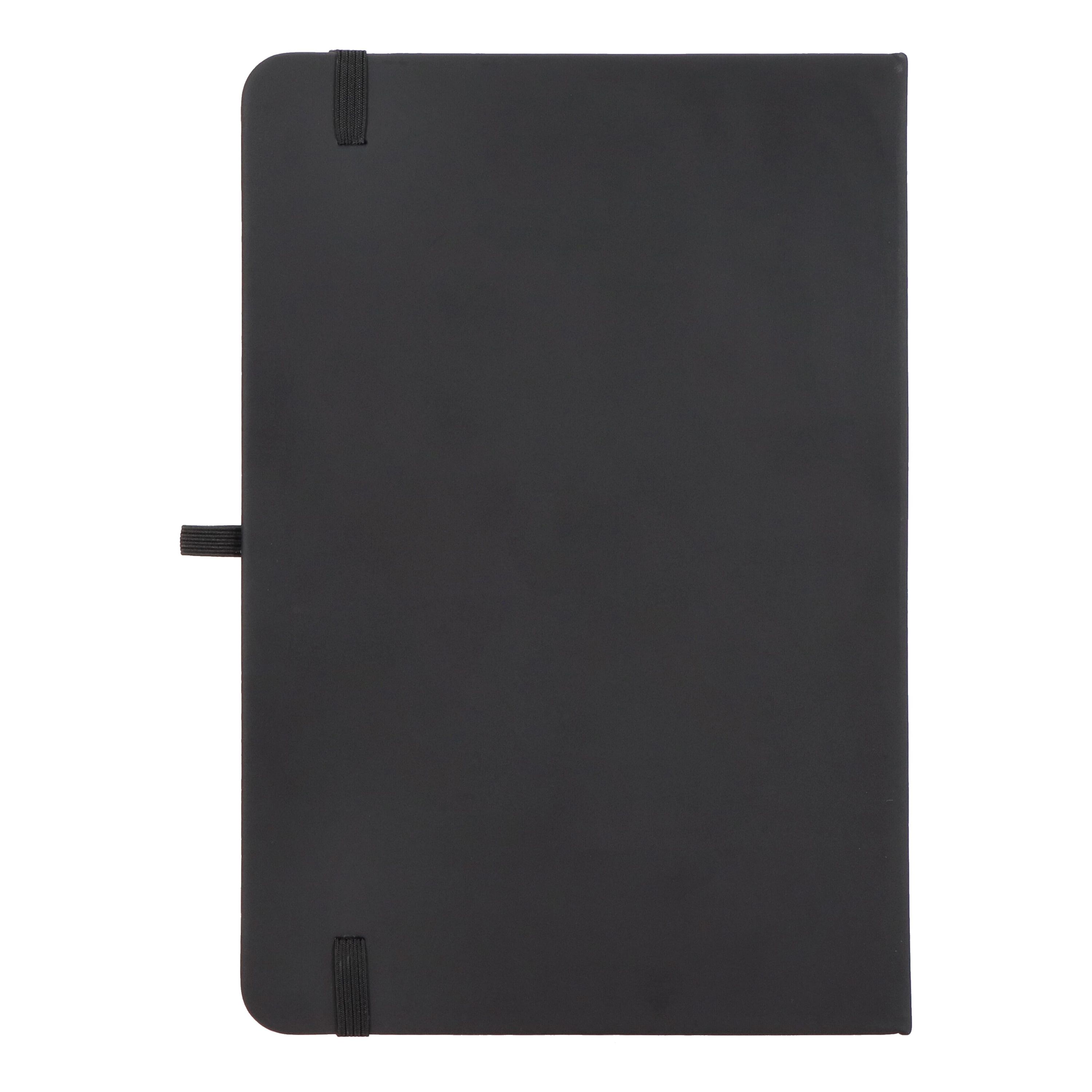 Notizbuch Olmo Hardcover PU A5 mit Haftnotizen - schwarz-958