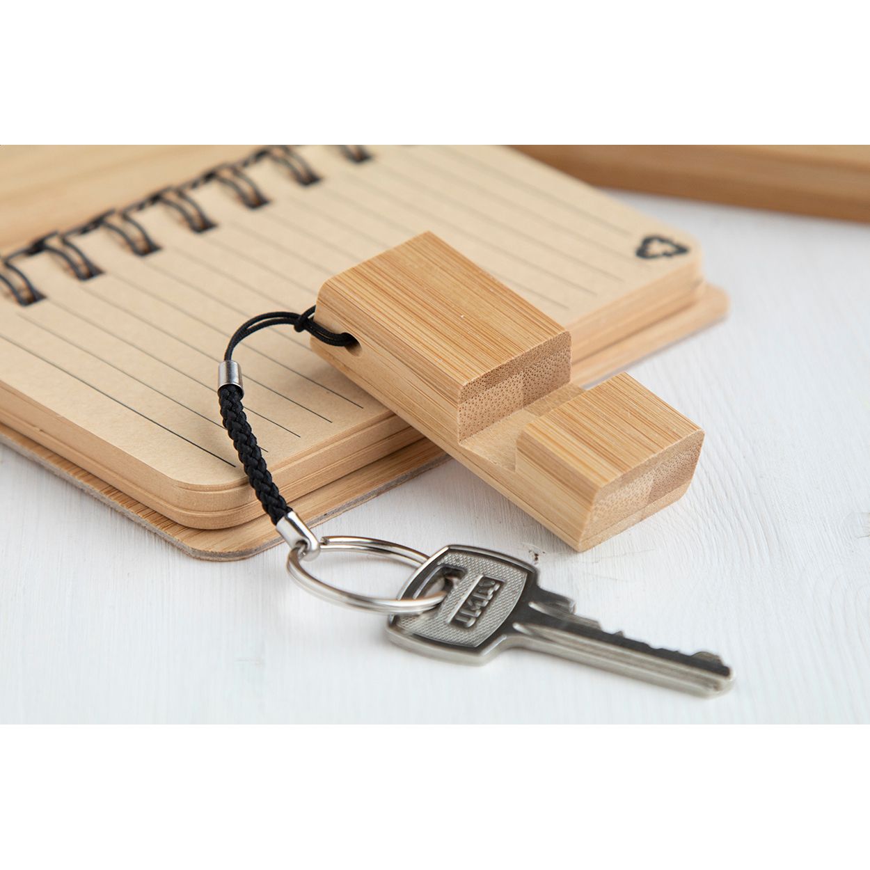 Dulloo Handyhalter/Schlüsselanhänger - natur-689