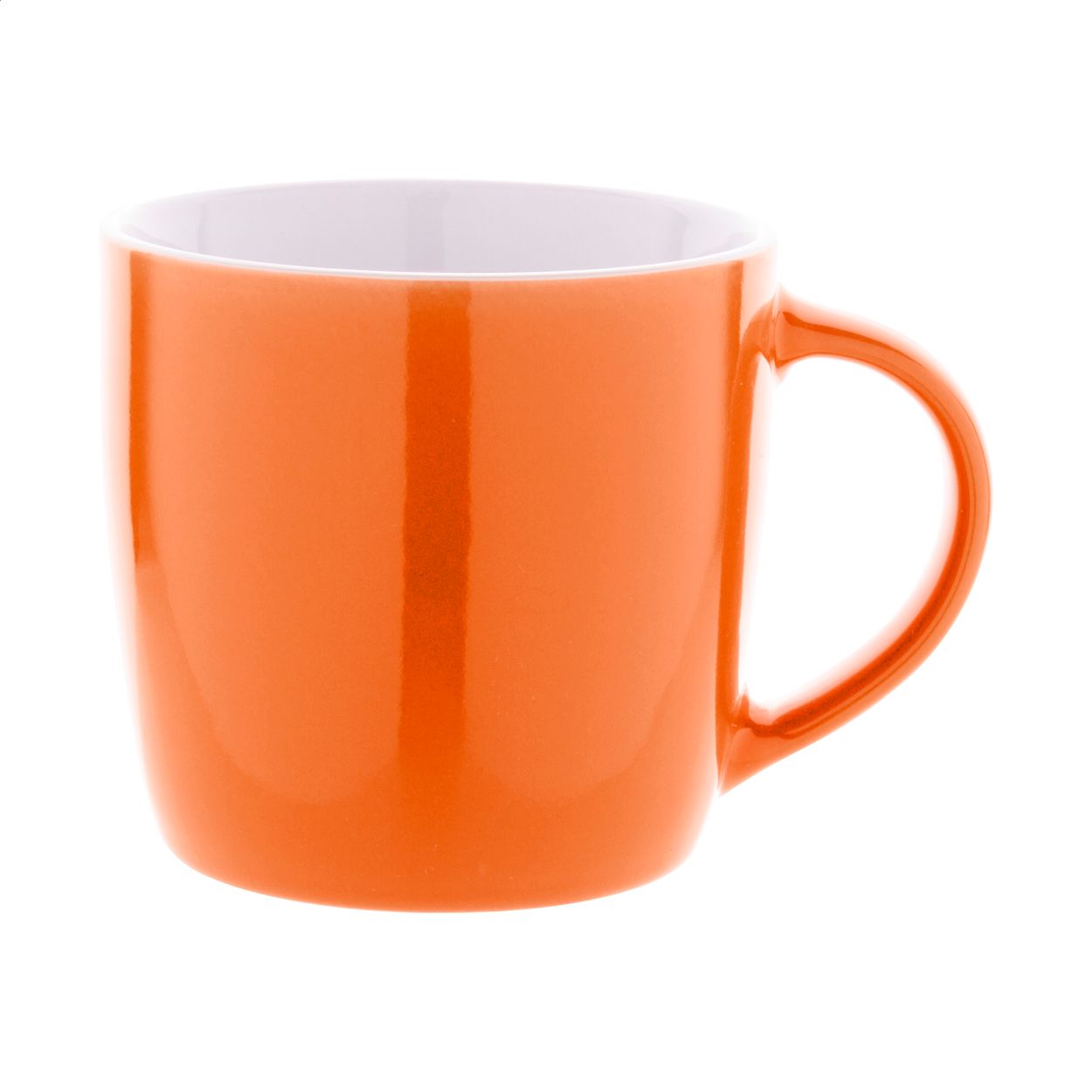Hemera Tasse, 370 ml - orange - weiß-194